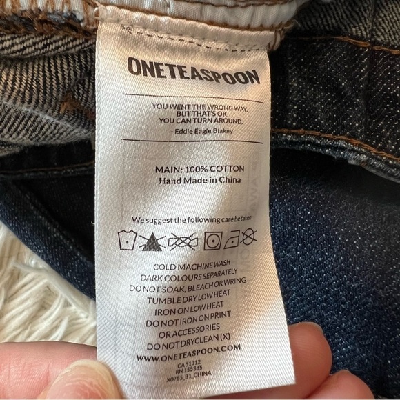 One Teaspoon Dark Wash Jeans - Picture 6 of 7